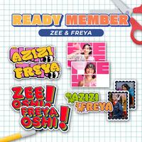 Gambar [ ISI 5 ] STICKER PACK ZEE FREYA JKT48 PREMIUM MENGKILAP TAHAN AIR - MICHIE dari projecto store undefined 2 Tokopedia