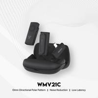 Fantech Leviosa Air Microphone Wireless Lavalier Type-C Lightning Dual Omnidirectional Noise Cancellation - foto 5