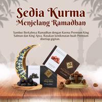 Gambar KURMA KING SALMAN VIP PREMIUM / KURMA KING SALMAN dari SANMA Oleh Oleh Bandung undefined 5 Tokopedia