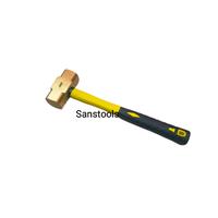 Gambar Palu Kuningan 1LB 2LB 4LB 6LB 10LB 16LB / Brass hammer gagang fiber - 2LB(1kg) dari Sanstools undefined 1 Tokopedia