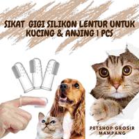 Gambar Sikat Gigi Jari Anjing Kucing Pembersih Gigi Lembut Silikon 1 Pcs dari Petshop Grosir Mampang undefined 1 Tokopedia