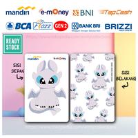 Gambar KARTU EMONEY ANIME HOW TO TRAIN YOUR DRAGON NIGHT FURY NAGA - 2 SISI - BNI EMBOS GLOSY dari Winly Collections undefined 1 Tokopedia