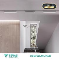 Gambar Paket lampu sorot rel tracklight 1 set isi 2 bar light 20 watt - Model A Hitam, Warmwhite dari TERAS ELEKTRIK undefined 3 Tokopedia