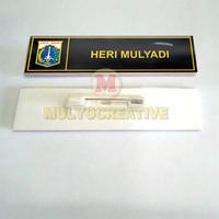 Gambar PAPAN NAMA PEMPROV DKI JAKARTA NAMETAG - NAME TAG CUSTOM LOGO JAKARTA - Tipe 2 Peniti dari Mulyocreative co id undefined 4 Tokopedia