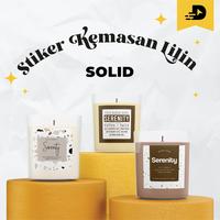 Gambar Stiker Label Lilin Solid / Stiker Kemasan Lilin Bahan Solid - Premium Glossy, 8x8 dari Dadicepet undefined 1 Tokopedia