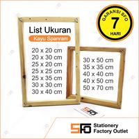 Gambar Kayu Spanram 50 x 70 cm - Frame Kanvas Lukis dari Stationery Factory Outlet undefined 1 Tokopedia