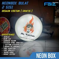 Gambar neon box bulat 2 sisi 30cm dari Faiz Adv undefined 1 Tokopedia