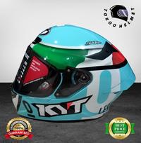 Gambar HELM FULL FACE KYT TT COURSE DALLA PORTA REPLICA (CLEAR) - L dari Hensa Store_NEW undefined 1 Tokopedia