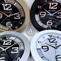 Gambar Jam diniding besar sweep minimalis Esti Loren - Black dari Atarashi ID undefined 5 Tokopedia