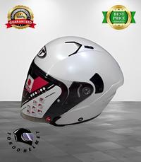Gambar HELM HALF FACE KYT NFJ PLAIN WHITE - XL dari Hensa Store_NEW undefined 1 Tokopedia