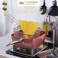 Gambar Vicenza Square Pan With Lid 24 Cm VSP-24 - VSP24 dari Vicenza Official undefined 1 Tokopedia