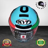 Gambar HELM FULL FACE KYT TT COURSE DALLA PORTA REPLICA (CLEAR) - L dari Hensa Store_NEW undefined 3 Tokopedia