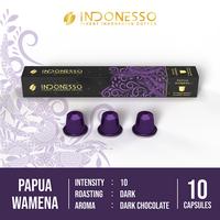 Gambar INDONESSO Papua Wamena Coffee Capsules Compatible with Nespresso Machines / Kapsul Kopi dari Indonesso undefined 1 Tokopedia