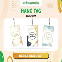Gambar Hang Tag Label Baju (FREE CUSTOM DESIGN) / Label Baju / Label Merk - 1 Sisi - Non, 4 x 5 dari KurniaPrinting undefined 1 Tokopedia