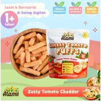 Gambar Alamii puffs snack mpasi natural rasa tomat keju 30 gr camilan bayi dari VISI BABY undefined 1 Tokopedia