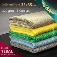 Gambar Microfiber Kain Lap Serbaguna uk 35x35cm / 40x40cm SATUAN - 40x40cm, Abu-abu dari VANAUTO undefined 1 Tokopedia