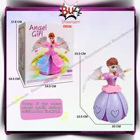 Gambar Dancing Angel Girl Mainan Boneka Singing Princess Frozen - Merah Muda dari Buzzshowroom undefined 2 Tokopedia