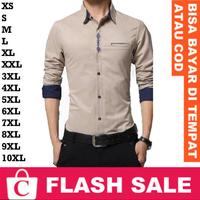 Gambar Hem Cowok SURABAYA Bordir Pjg Kemko Baju Muslim Yaman COKLAT SUSU - 5XL, BIRU TUA dari CORATCORETUDIO FASHION undefined 1 Tokopedia