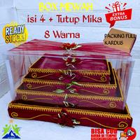 Gambar Kotak Seserahan 1 set isi 3 Box Hantaran Tempat Mahar Pernikahan - Putih dari DUATIGACRAFT undefined 1 Tokopedia