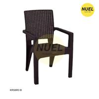 Gambar NUEL (Khusus Instant) Kursi Santai Plastik Napolly / Bangku Teras Sandaran - KS701-B dari NuelFurniture undefined 5 Tokopedia