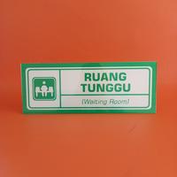 Gambar Akrilik Nama Ruang Tunggu/ Akrilik Nama Ruang Tempel dari Sinergi Poster Tulungagung undefined 1 Tokopedia