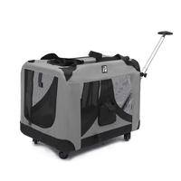 Gambar Foldable Collapsible Portable Soft Pet Dog Cat Travel Crate Cage - Cream, S dari Hoo&Pets undefined 1 Tokopedia