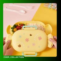 Gambar KOTAK MAKAN PERMEN / LUNCHBOX 2 SEKAT/ LUNCH BOX LUCU CANDY - 6718 - Ungu dari La Royale undefined 4 Tokopedia