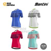 Gambar Santini Tono Profilo Women Road Cycling Jersey -Baju Sepeda - acqua, XS dari Bos Sepeda undefined 1 Tokopedia