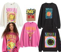 Gambar Crewneck Sweater Sweatshirt Nirvana HM Unisex - Pink 2, XL dari Cipcipers undefined 1 Tokopedia