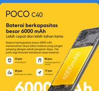Gambar Hp Xiaomi Poco C40 Ram 3GB Internal 32GB Garansi Resmi - P. Black dari wwponsel undefined 2 Tokopedia