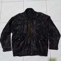 Gambar jaket kulit pria original Vintage Deluxe Seiko - XL, bercorak dari LESMANAFASHION undefined 2 Tokopedia