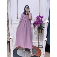 Gambar Daster Long Fuji Panjang Cringkle Lengan 3/4 Ld 120 - dasti ping, All Size dari OTshoop undefined 1 Tokopedia