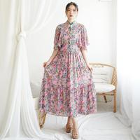 Gambar FASHIONABLE Dress Midi baju Wanita sifon premium motif import XL 6123 dari Gaya Cantik1 undefined 1 Tokopedia