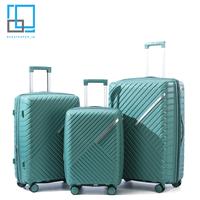 Gambar Koper Parkson PP-6 Travel Cabin & Bagasi Size 20/24/24 Inc Expandable - HIJAU DAUN, 20 INC dari PusatKoper_Id undefined 3 Tokopedia