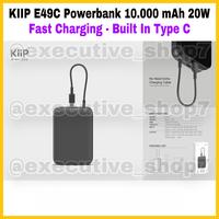 Gambar KIIP E49C Powerbank 10.000 mAh 20W - Fast Charging - Built In Type C dari Executive Shop7 undefined 1 Tokopedia