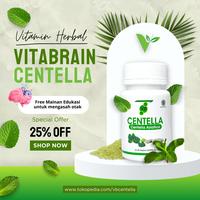 Gambar Vitamin Kecerdasan Otak Anak Cerdas Vitabrain Centella Herbal - Vitabrain dari VB Centella undefined 1 Tokopedia