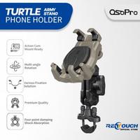 Gambar Osopro Phone Holder Turtle Adapter Stang dan Spion - Hitam, Stang dari Retouchstore undefined 3 Tokopedia