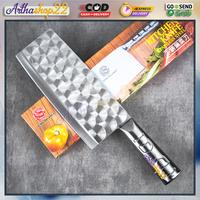 Gambar Pisau Dapur Chinese Chef Knife Diamond Stainless Steel Pisau Dapur Potong Cincang - DM 1101 dari arthashop22 undefined 5 Tokopedia