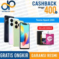 Gambar Tecno Spark 20 NFC 8/256GB - Tecno Spark 20C 8/128 4/128 Garansi Resmi - S20c 8/128 Blck, Bundle Headset dari Distributorponselshop undefined 3 Tokopedia