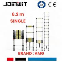 Gambar Tangga Lipat Aluminium Teleskopik 6,2M Single Telescopic Ladder 6.2 M - hitambiru dari Joinwit undefined 1 Tokopedia