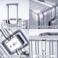 Gambar [ GWEN SERIES ] HK020 Koper Hanke 20-28 inch TSA LOCK Suitcase Travel - black elite, 20 inch dari koperjabodetabek undefined 3 Tokopedia