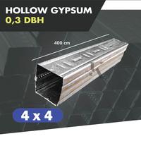 Gambar Hollow 4x4 0,3 DBH / Holo Gypsum GRC / Hollow Plafon / Rangka Hollow dari Atap Kita undefined 1 Tokopedia