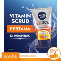 Gambar NIVEA MEN Extra Bright C&HYA Vitamin Face Scrub 100ml dari Guardian Official Store undefined 3 Tokopedia