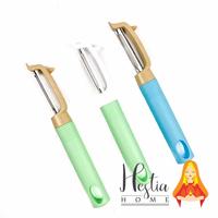 Gambar Alat Pengupas Pisau Kupas Kulit Buah Tajam Peeler Piller Piler Pastel - PUTIH-BIRU dari HESTIA HOME OFFICIAL undefined 2 Tokopedia