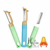 Gambar Alat Pengupas Pisau Kupas Kulit Buah Tajam Peeler Piller Piler Pastel - PUTIH-BIRU dari HESTIA HOME OFFICIAL undefined 1 Tokopedia