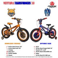 Gambar Sepeda Anak 18 BMX Ventura TRANSFORMERS 3.0 - Optimus Blue dari Ranel Market undefined 1 Tokopedia