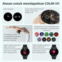 Gambar COLMi i31 smart watch layar AMOLED 1,4 inci 100+ mode olahraga - Hitam dari COLMI Official Store undefined 4 Tokopedia