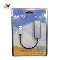 Gambar BAFO USB 2.0 to LAN Ethernet RJ45 Adapter 10/100 Mbps Converter Konverter BF-B326 BFB326 dari AV SMART undefined 5 Tokopedia