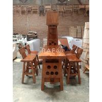 Gambar Meja BAR Cafe Kayu Trembesi / Meh dari CV. Rico Art Furniture undefined 4 Tokopedia