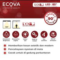 Gambar Ecova Lampu Led Panel 35 Watt Downlight Ceiling Plafon 30 x 30 Cm 35W - Tanpa Bubble dari Sumber Berkat TL undefined 3 Tokopedia